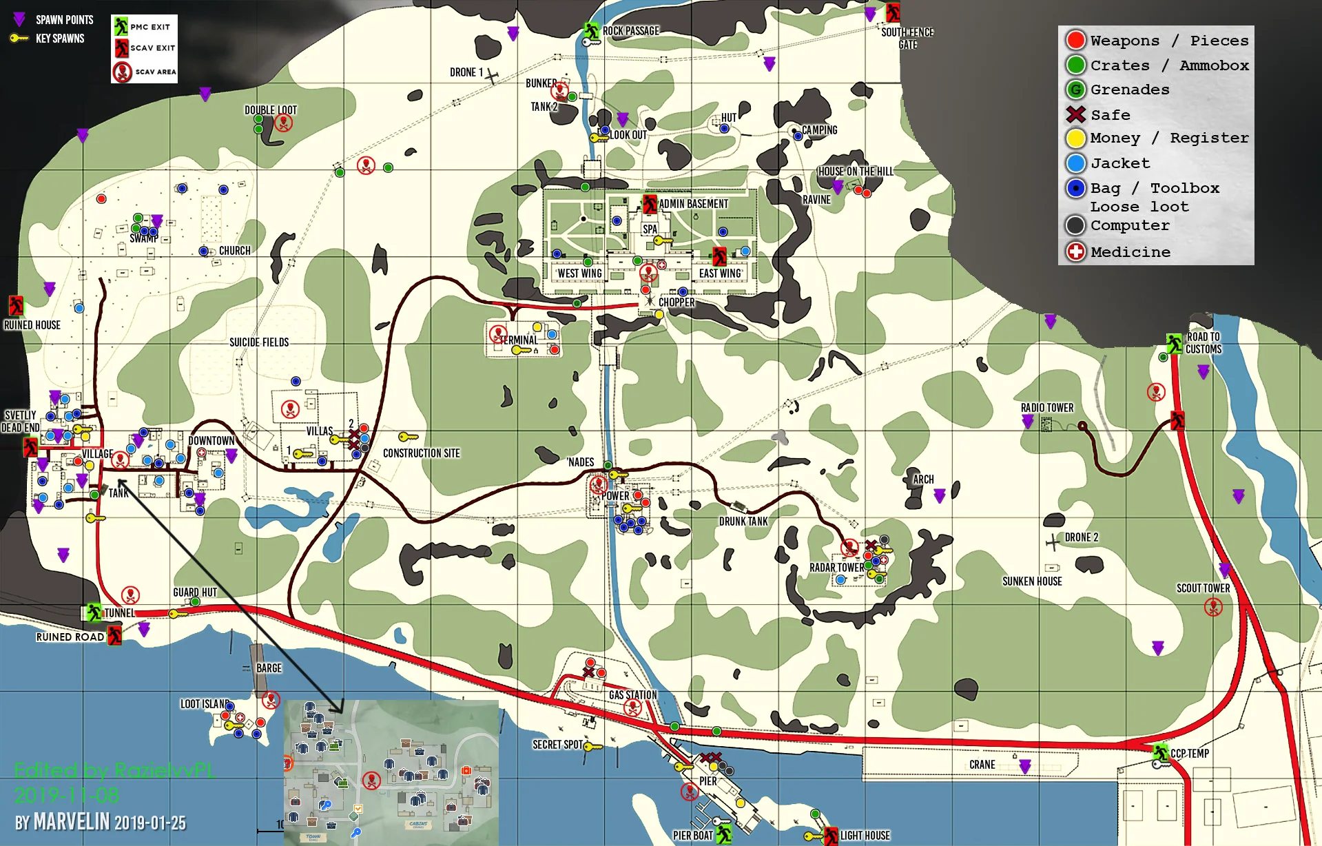 shoreline-map-tarkov-guide