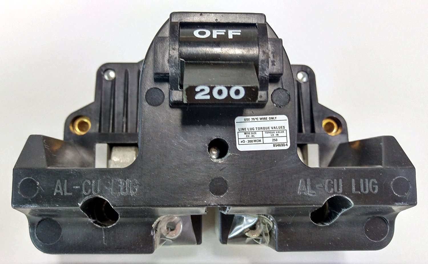 200 amp electrical circuit breaker